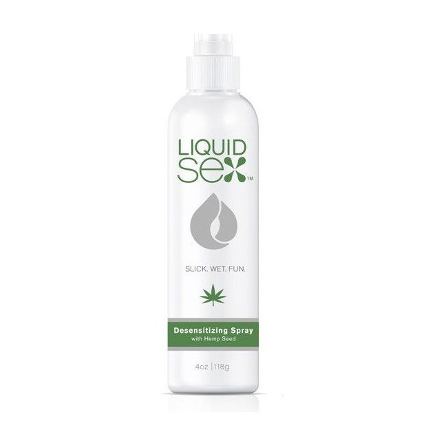 Спрей-прологатор с маслом семян конопли Liquid Sex Desensitizing Spray with Hemp Seed - 118 мл - Liquid Sex