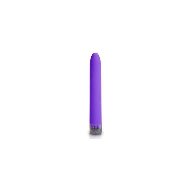 Фиолетовый классический вибромассажер Climax Smooth - 15,2 см - Climax