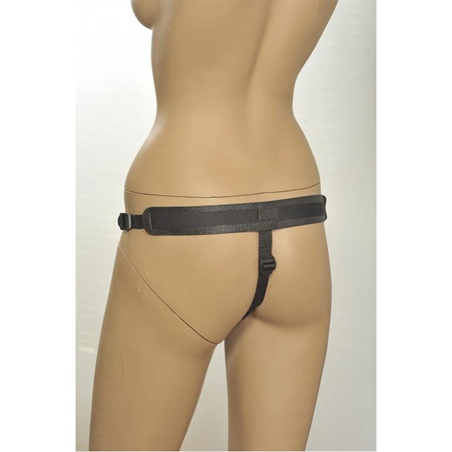 Кожаные трусики с плугом Kanikule Leather Strap-on Harness Anatomic Thong - Kanikule basics. Фотография 3.