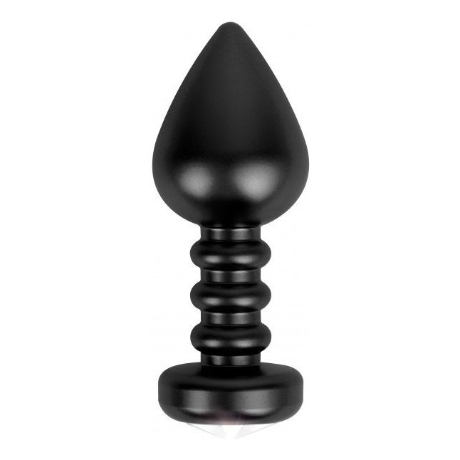 Чёрная анальная пробка Fashionable Buttplug - 10 см - Ouch!