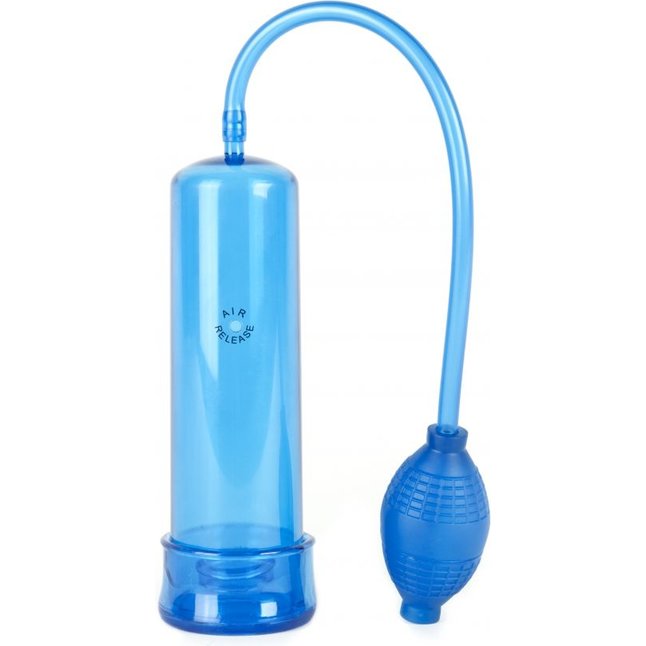 Голубая вакуумная помпа Releazy Pump - Shots Toys