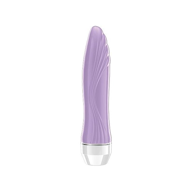 Фиолетовый вибратор Linnzi в форме крыла - 14,8 см - Loveline