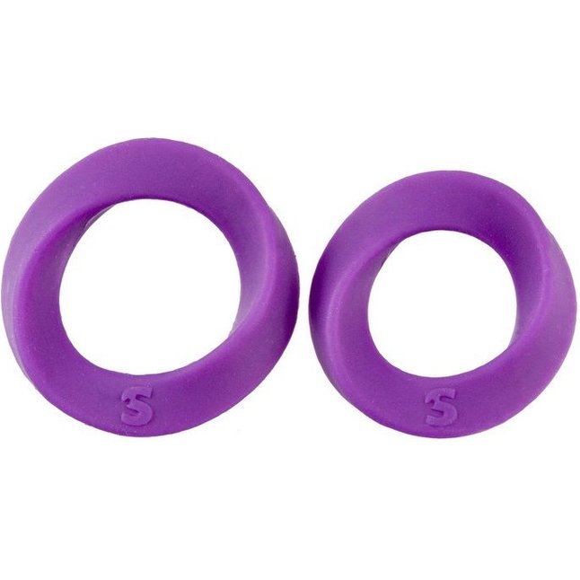 Набор фиолетовых эрекционных колец Endless Cocking Set - Shots Toys