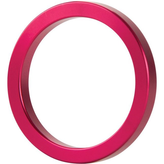 Розовое металлическое эрекционное кольцо Metal Cockring - Ouch!
