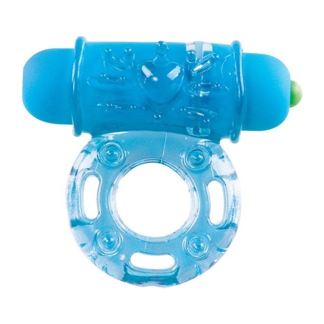 Эрекционное виброкольцо Vibrating Bullet Ring - Shots Toys