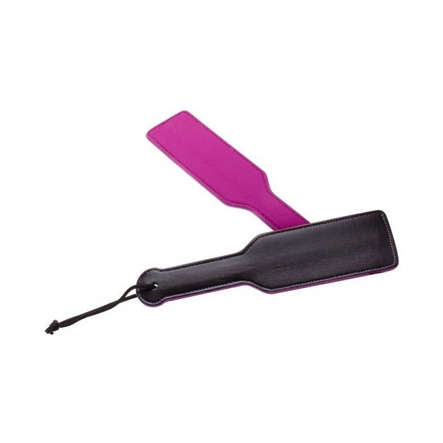 Чёрно-розовый двусторонний пэддл Reversible Paddle - 32 см - Ouch!