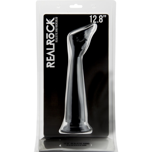 Чёрная рука для фистинга Realistic Hand 12,8 Inch - 32,5 см - RealRock. Фотография 2.
