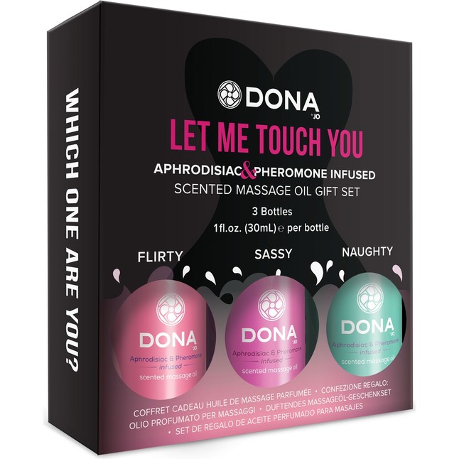 Подарочный набор массажных масел DONA Let me touch you - DONA. Фотография 3.