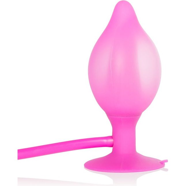 Розовый анальный расширитель на присоске Booty Pumper Medium - 11,5 см - Booty Call. Фотография 5.