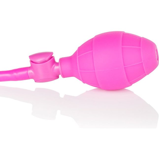 Розовый анальный расширитель на присоске Booty Pumper Medium - 11,5 см - Booty Call. Фотография 6.