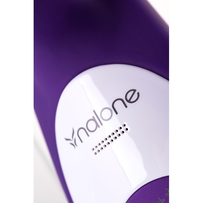 Фиолетовый вибратор Nalone Rhythm X2 с клиторальным стимулятором - 21,6 см. Фотография 7.