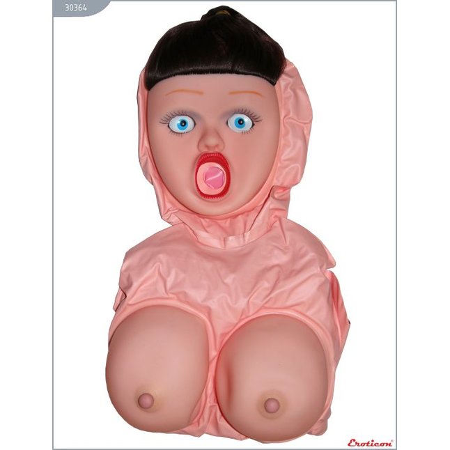 Надувная кукла «Брюнетка» с большой грудью. Фотография 5.