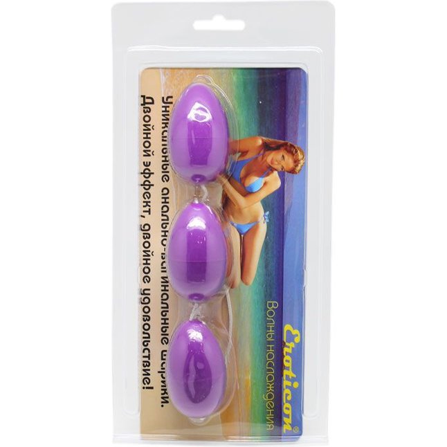 Фиолетовые анально-вагинальные шарики. Фотография 3.