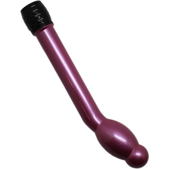 Фиолетовый вибратор Boy Friend с утолщением на кончике - 16 см. Фотография 2.
