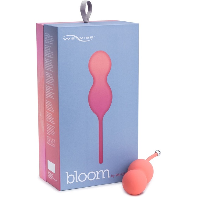 Коралловые вагинальные шарики с вибрацией Bloom. Фотография 12.