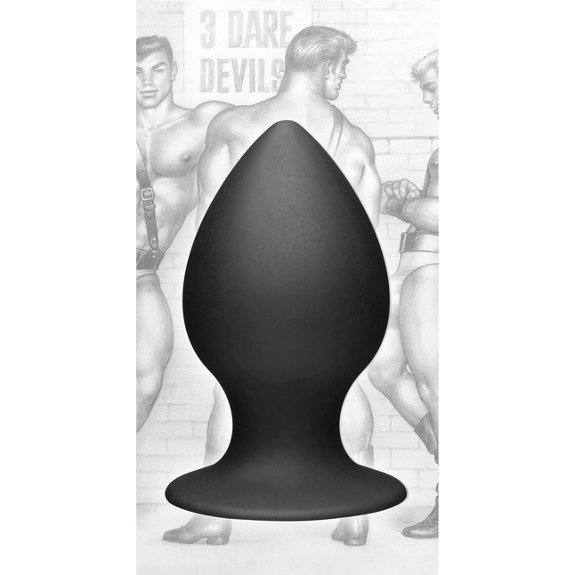 Анальная пробка Tom of Finland Large Silicone Anal Plug - 11,5 см. Фотография 2.