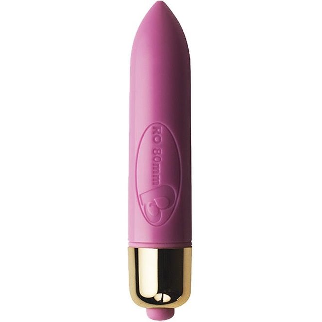 Розовая вибропулька RO-80mm - 7,9 см