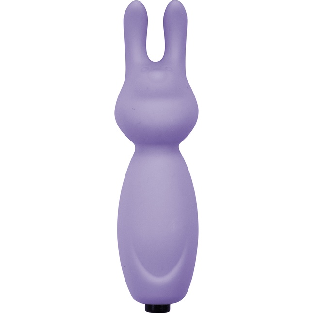 Фиолетовый мини-вибратор с ушками Emotions Funny Bunny Lavender - Emotions