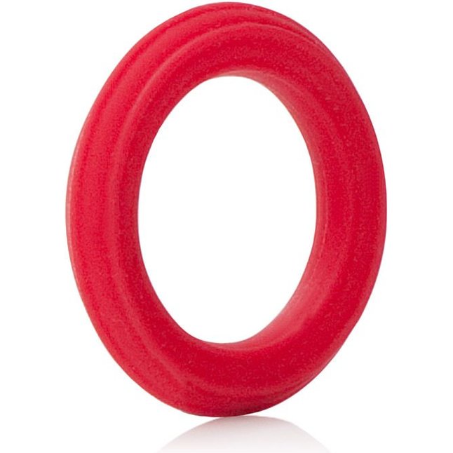 Красное эрекционное кольцо Caesar Silicone Ring - Rings!. Фотография 2.