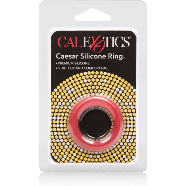 Красное эрекционное кольцо Caesar Silicone Ring - Rings!. Фотография 3.