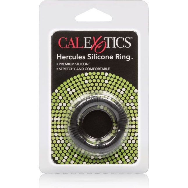 Чёрное эрекционное кольцо Adonis Silicone Rings Hercules - Adonis. Фотография 3.