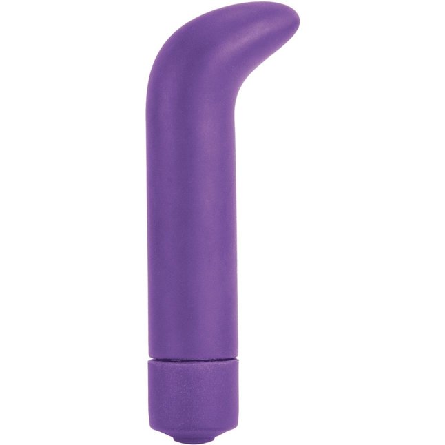 Фиолетовый вибратор The Gee - 10,5 см - Shots Toys