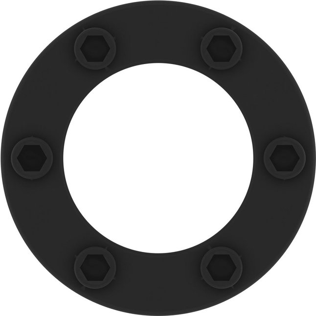 Чёрное эрекционное кольцо No.41 Cockring - Sono. Фотография 2.