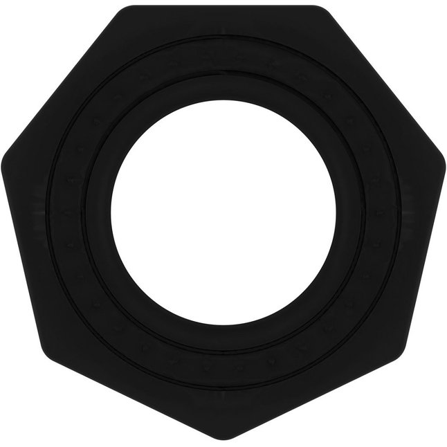 Чёрное эрекционное кольцо No.43 Cockring - Sono. Фотография 2.