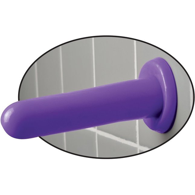 Фиолетовый анальный плаг Mr. Smoothy - 14 см - Dillio. Фотография 2.