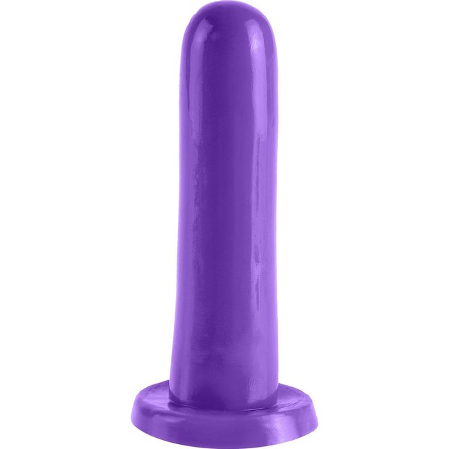 Фиолетовый анальный плаг Mr. Smoothy - 14 см - Dillio