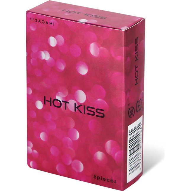 Презервативы с разогревающей смазкой Hot Kiss - 5 шт