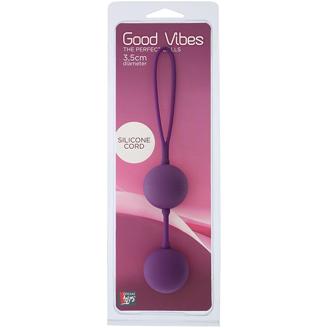 Фиолетовые вагинальные шарики GOOD VIBES THE PERFECT BALLS PURPLE - Good Vibes. Фотография 2.