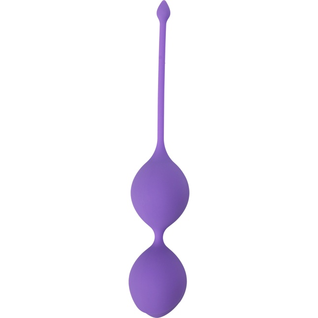 Фиолетовые вагинальные шарики SEE YOU IN BLOOM DUO BALLS 36MM - See You