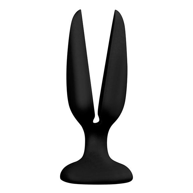 Чёрная пробка-бутон MENZSTUFF FLOWER BUTT PLUG 6INCH - 15 см - MenzStuff