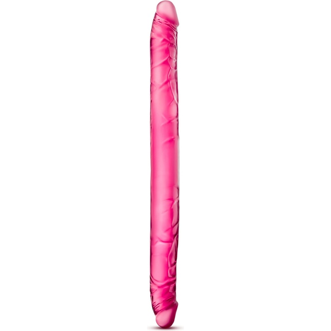 Розовый двусторонний фаллоимитатор B Yours 16 Double Dildo - 40,6 см - B Yours. Фотография 2.