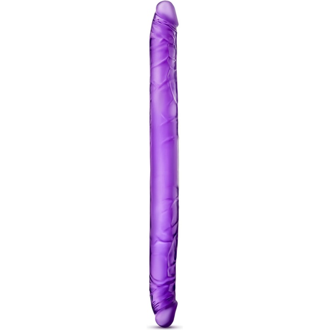 Фиолетовый двусторонний фаллоимитатор B Yours 16 Double Dildo - 40,6 см - B Yours. Фотография 3.