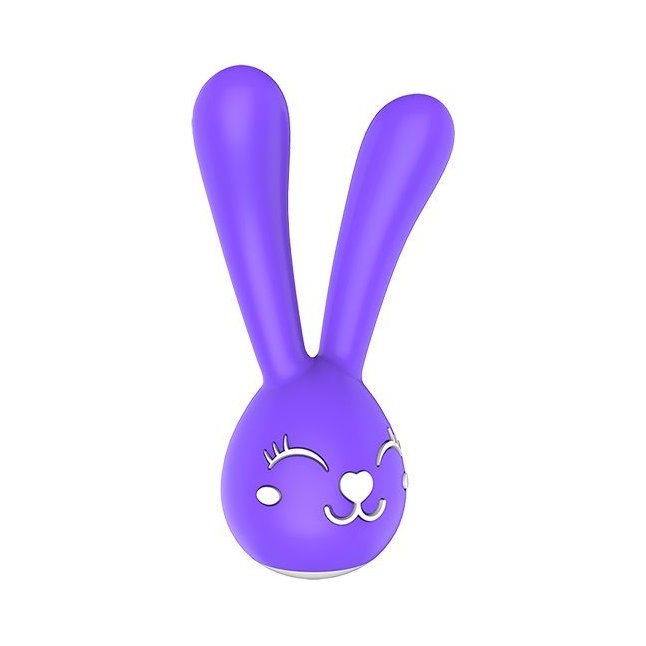Фиолетовый вибратор-зайчик NANCY для стимуляции клитора и эрогенных зон