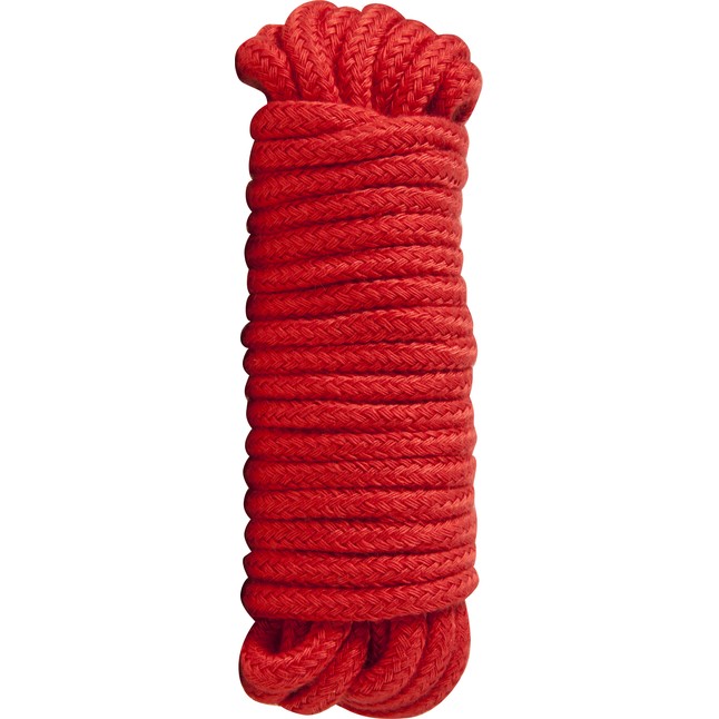 Красная хлопковая верёвка Bondage Rope 16 Feet - 5 м - Guilty Pleasure