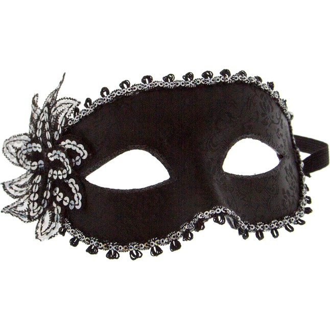 Карнавальная маска с цветком Venetian Eye Mask - Guilty Pleasure