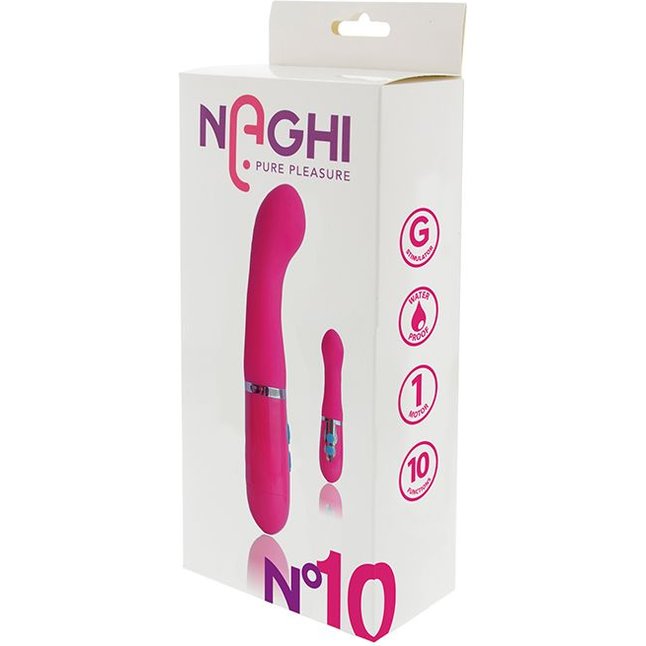 Розовый вибратор для G-стимуляции NAGHI NO.10 - 17 см - Naghi by Tonga. Фотография 2.
