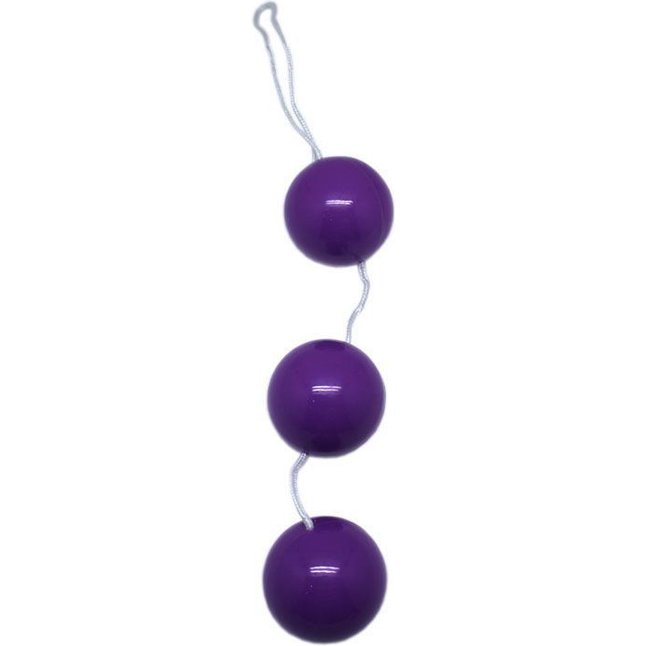 Фиолетовые тройные вагинальные шарики. Фотография 3.