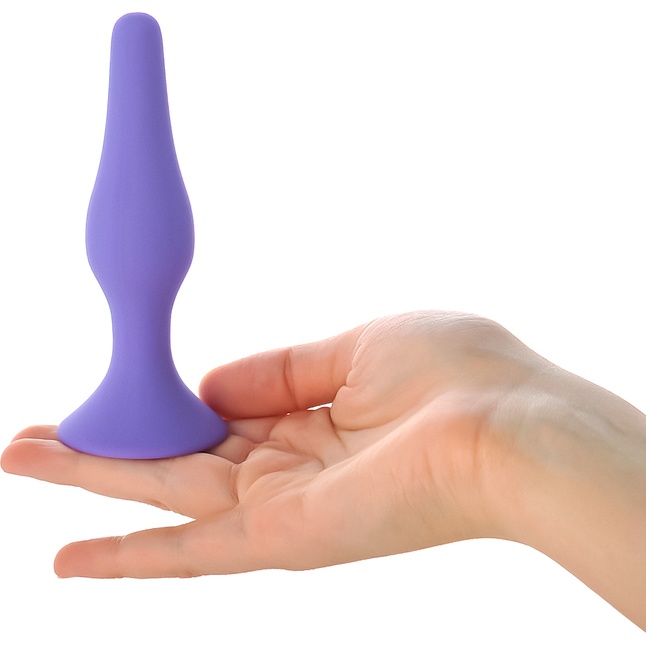 Фиолетовая анальная втулка Toyfa A-toys - 12,5 см. Фотография 4.
