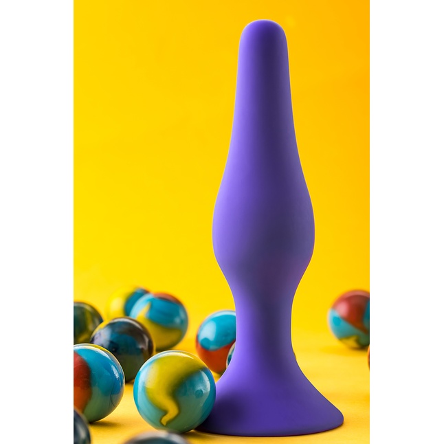 Фиолетовая анальная втулка Toyfa A-toys - 12,5 см. Фотография 8.