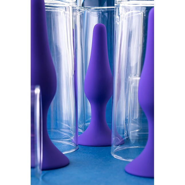 Фиолетовая анальная втулка Toyfa A-toys - 12,5 см. Фотография 9.