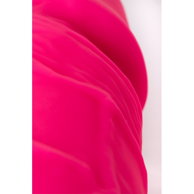 Розовая насадка на пенис с анальной втулкой-шаром. Фотография 7.