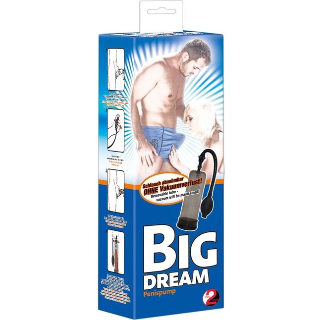 Дымчатая вакуумная помпа для пениса Big Dream - You2Toys. Фотография 3.