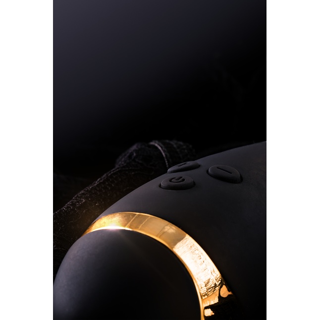 Чёрный вибратор WANAME Storm со стимулирующими рёбрами - 22,5 см - WANAME D-SPLASH. Фотография 18.