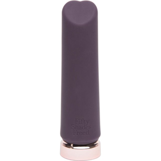Фиолетовый мини-вибромассажёр Crazy For You Rechargeable Bullet Vibrator - Fifty Shades Freed