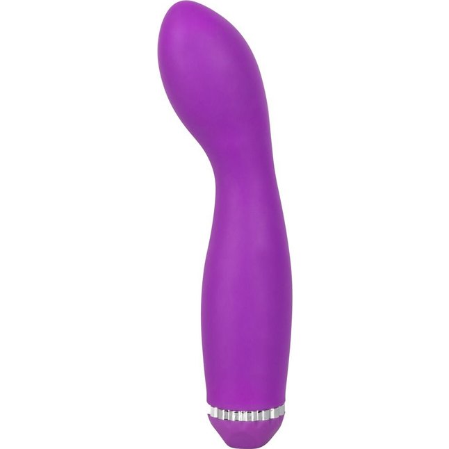 Фиолетовый силиконовый вибромассажёр - 22,5 см - You2Toys