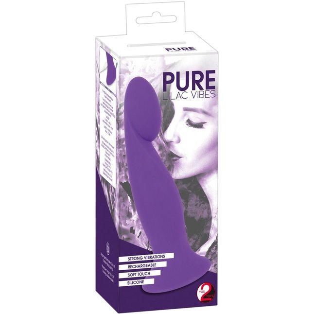 Фиолетовый G-стимулятор с вибрацией Pure Lilac Vibes - 18 см - You2Toys. Фотография 5.